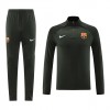 Barcelone Sweat d'Entraînement Quarter-Zip 2023-24 Verte Pour Homme